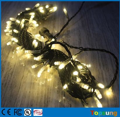 Ζεστή πώληση 127v ζεστά λευκά συνδεσιμό φώτα νεράιδα 10m χριστουγεννιάτικη διακόσμηση