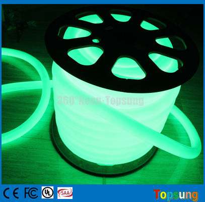 82 πόδια γύρισμα πράσινο LED νεόνιο flex φως σωλήνα γύρω 12v για το δωμάτιο