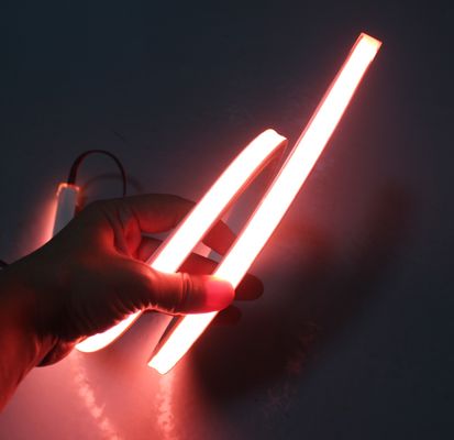10m τροχιά 24V RGBW LED Neon σκοινί κορδόνι σιλικόνης υλικό τετράγωνο 17x17mm