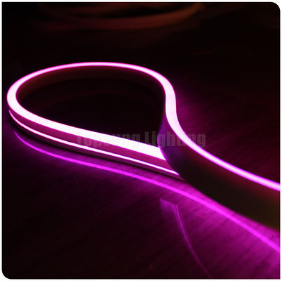 Ροζ χρώμα 24v χονδρικό LED ευέλικτο φως νεόνιο λωρίδα επίπεδη εκπομπή χριστουγεννιάτικο smd νεόνιο flex σωλήνα