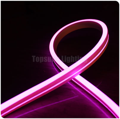 Ροζ χρώμα 24v χονδρικό LED ευέλικτο φως νεόνιο λωρίδα επίπεδη εκπομπή χριστουγεννιάτικο smd νεόνιο flex σωλήνα