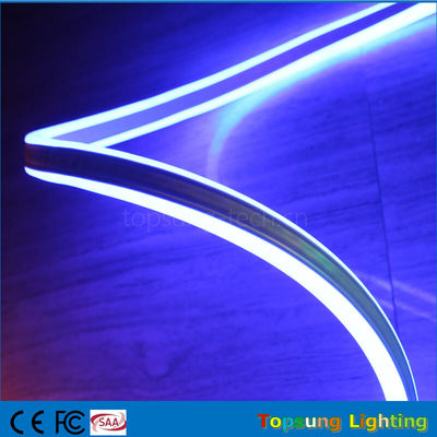 Διπλής όψης φως νεόνιο flex 8*18mm μίνι μέγεθος LED νεόνιο flex ταινία 24v μπλε χρώμα