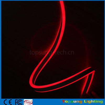 100m κόκκινη μίνι LED λωρίδα σκοινί 110V 8.5*18mm 4.5w LED διπλής όψης ευέλικτο φως νεόν