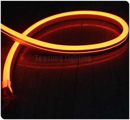 24v κίτρινο δημοφιλές φως νεόνιο flex tube φως PVC ultra λεπτό νεόνιο ευέλικτο λωρίδιο λωρίδας λωρίδας 11x18mm εξωτερική διακόσμηση