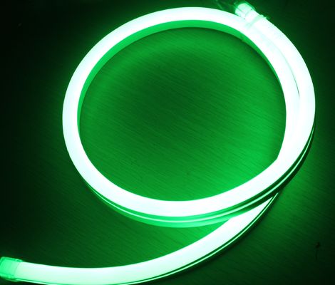 Ποιότητα 11x18mm Υπερ φωτεινό SMD2835 Brand New LED Flex Neons σχοινί ανοιχτό πράσινο χρώμα 12 volts χρώμα μπουφάν pvc