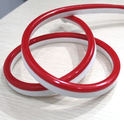 Υψηλής ποιότητας smd2835 flex led φωτιστικά νεόνιο λωρίδιο 24v νεόνιο ευέλικτο σωλήνα ultra λεπτή 11x18mm κόκκινο χρώμα μπουφάν PVC
