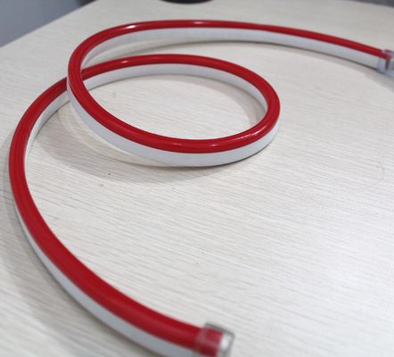 Υψηλής ποιότητας smd2835 flex led φωτιστικά νεόνιο λωρίδιο 24v νεόνιο ευέλικτο σωλήνα ultra λεπτή 11x18mm κόκκινο χρώμα μπουφάν PVC