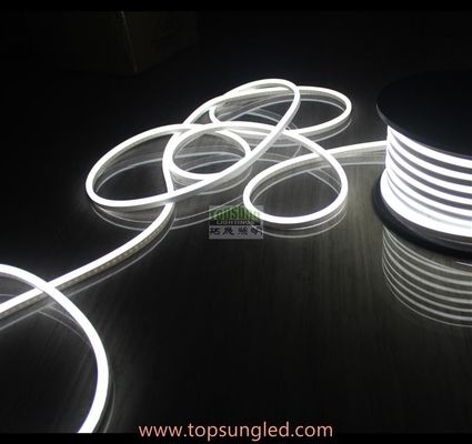 50m 12v 24v μικρο 7*15mm υψηλή φωτεινότητα λευκό γαλακτοκομικό μπουφάν Mini Led Flex Neon 10cm κόψιμο Ευέλικτο LED Neon σχοινί
