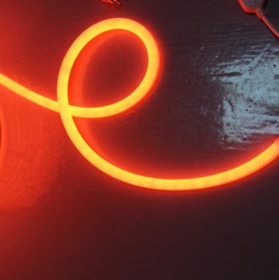 12v μίνι στρογγυλό 16mm διάμετρος 360 μοίρες εκπομπή LED neonflex σχοινί φως πορτοκαλί LED neon μαλακό σωλήνα