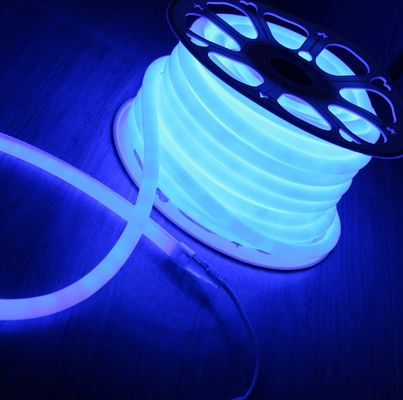 360 LED Neon flex SMD φώτα de Neon LED λωρίδα 24v αδιάβροχο σκοινί εξωτερικής διακόσμησης μπλε χρώμα 220v