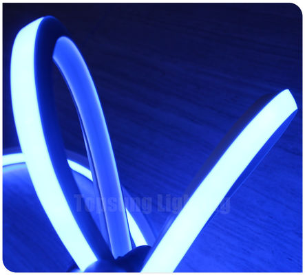 12v μπλε Top-view Flat 16x16mm Neonflex Square LED Neon Flex Tube μπλε SMD σκοινί λωρίδα διακόσμηση κορδέλα νεόν
