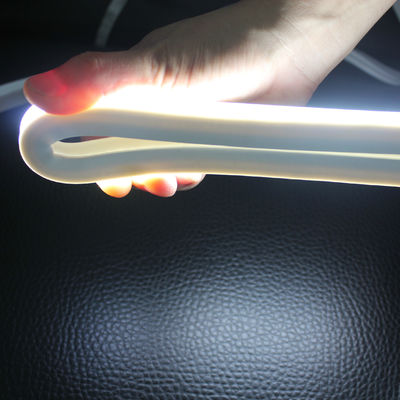 Υδατοασφαλές φως 24v κρύο λευκό LED νεόνιο ευέλικτη λωρίδα IP68 LED νεόνιο flex υλικό σιλικόνης