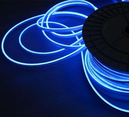 12v μπλε LED φωτεινό νεόνιο λωρίδιο 6*12mm μικρονεόνιο φως σχοινί