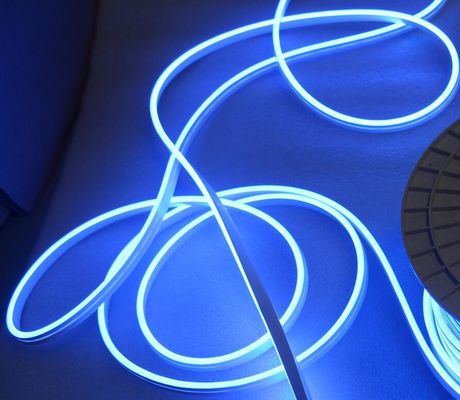 6mm μπλε LED Neon Rope Light Flex Αδιάβροχο Χριστούγεννα Xmas Tree Home Decor 110V/220V μπλε λωρίδες νεόνιο