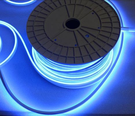 12v μπλε LED φωτεινό νεόνιο λωρίδιο 6*12mm μικρονεόνιο φως σχοινί