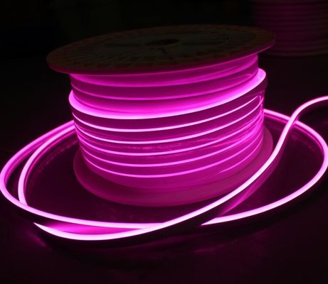 Υψηλής ποιότητας Προσαρμοσμένη Σημείωση 12V Αδιάβροχο μικροστάσιο 5mm Led Neon Light Φλεξ φώτα σχοινιών ροζ μωβ