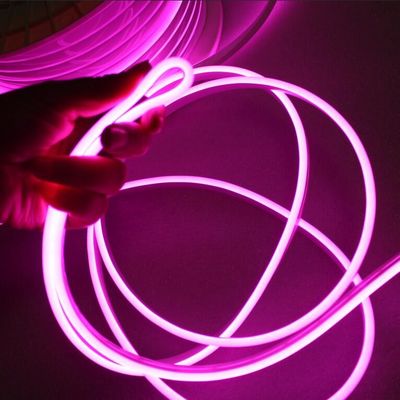 12v ροζ LED νεον flex mini 6mm 2835 smd λωρίδες φωτός