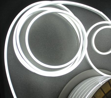 κρύο λευκό LED νεόν 12v φωτεινή λωρίδα νεόν σιλικόνης μίνι 6mm SMD LED νεόν flex φως