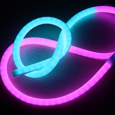 Υψηλής ποιότητας DMX RGB ευέλικτο LED Neon Pixel Dream χρώμα φωτεινό σωλήνα 360 μοίρες στρογγυλή λωρίδα