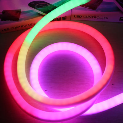 Νέο 24v φωτιστικό νεόνιο με φωτισμό από σιλικόνη με ψηφιακό RGB διευκρινίσιμο dmx LED νεόνιο flex 360