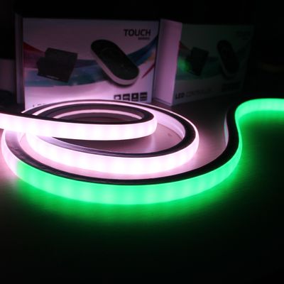 Ψηφιακό RGB χρώμα-DMX/SPI Led Rope Light Topview νεόνιο λουρί τετράγωνο 17*17mm