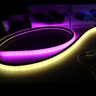 17x17mm τετραγωνικό ψηφιακό SMD5050 RGB Flex LED Neon με τέλειο αποτέλεσμα ανάμειξης χρωμάτων