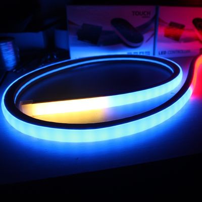 17x17mm τετραγωνικό ψηφιακό SMD5050 RGB Flex LED Neon με τέλειο αποτέλεσμα ανάμειξης χρωμάτων