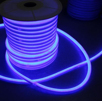 60 ft χρώμα αλλαγή LED νεόνιο σκοινί φως 360 rgb διευθύνεται μαλακό σωλήνα