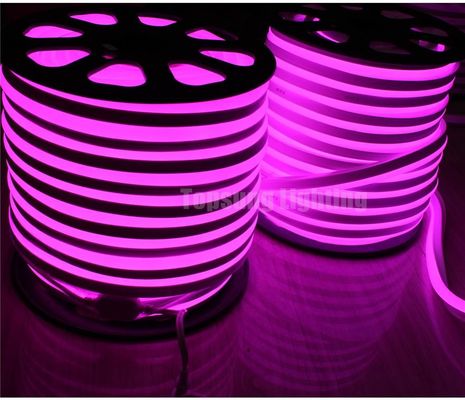 14mm υψηλής ποιότητας μωβ LED νεόνιο flex ευέλικτο λωρίδιο φως 110v νεόνιο σκοινί