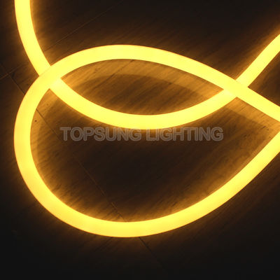 50m τροχιά Νέο νεόνιο LED ευέλικτο φως νεόνιο λωρίδα 5050 αδιάβροχο κίτρινο κεχριμπάρι νεόνιο σκοινί