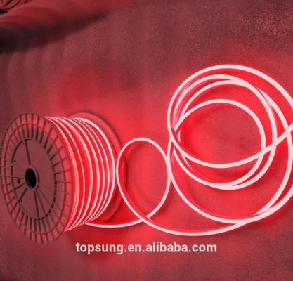 Σένζεν Led Hot Sale LED νεόνιο φλέξ φως Μίνι Μέγεθος 6mm Σιλικόνη νεόνιο flex κόκκινο χρώμα