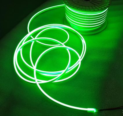 Φως LED SMD 2835 120led/M Φως LED Neon Strip 2.5CM Διακόπτη Φως LED DC12V πράσινο νεόνιο-φλεξ