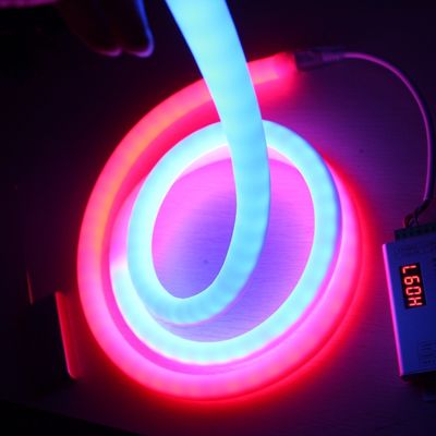Προγραμματιζόμενες ψηφιακές 360 μοίρες στρογγυλές 12V Flexy Led Neon Tube strips