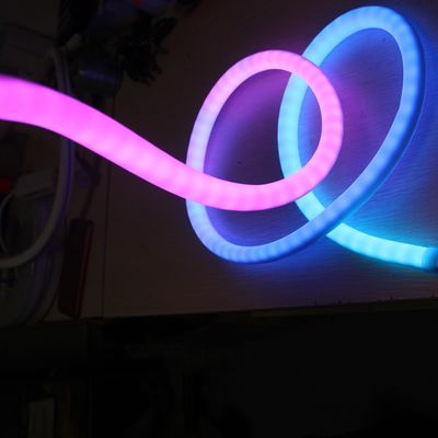 360 μοίρες διευκρινίσιμη RGB LED Neon ευέλικτη λωρίδα 18mm dmx έλεγχο Neonflex