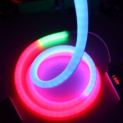 Εξωτερικό πολυχρωματικό αδιάβροχο IP65 RGB LED διακοσμητικό φως LED νεόνιο flex 360 βαθμών λωρίδες
