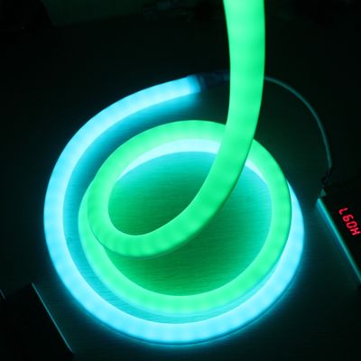 Εκπληκτικό 360 μοίρες LED νεόνιο ευέλικτο ψηφιακό dmx νεόνιο λωρίδα φως dmx pixel νεόνιο σκοινί
