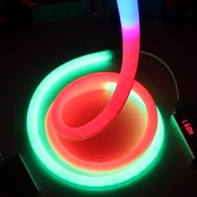 Εκπληκτικό 360 μοίρες LED νεόνιο ευέλικτο ψηφιακό dmx νεόνιο λωρίδα φως dmx pixel νεόνιο σκοινί