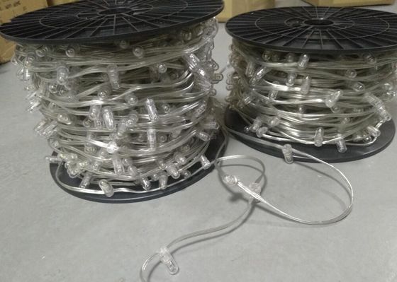 2020 IP 65 ζεστό λευκό κρυστάλλινο PVC Wire DC 12V clip light 333leds fairy light string 100m/roll led bud lights