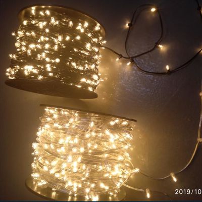Εξωτερικές διακοσμήσεις δέντρων Χριστούγεννα Πολυχρωματικό LED 12V LED Clip Lights διακοπτικό φωτισμό