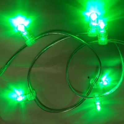 Ετικέτα 100m 12v παραμυθιού ράχνος 666 LED IP67 για χαμηλής τάσης φως πράσινο κρύσταλλο led ράχνη