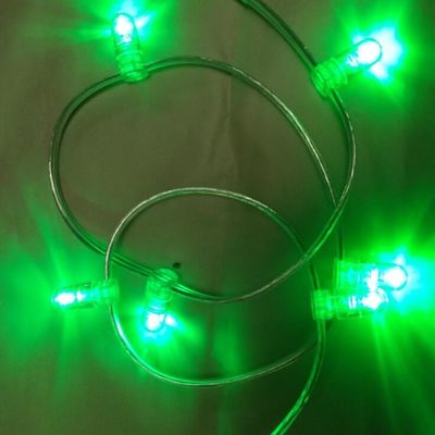 Εξωτερικό διακοσμητικό χριστουγεννιάτικο δέντρο φως String 100m 666leds 12V LED Clip φώτα πράσινα φώτα