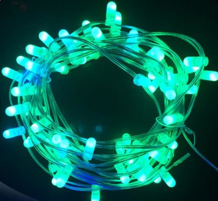 Φανταστικά χριστουγεννιάτικα φώτα LED 100m χορδή 1000 λαμπτήρες 12v κρυστάλλινες χορδές rgb διακόσμηση φως