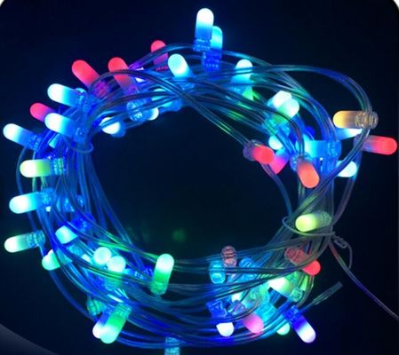 Χριστούγεννα 100m 666 leds 12V αναβοσβήνει led clip στο φως για AU γαμήλιο στολίδι
