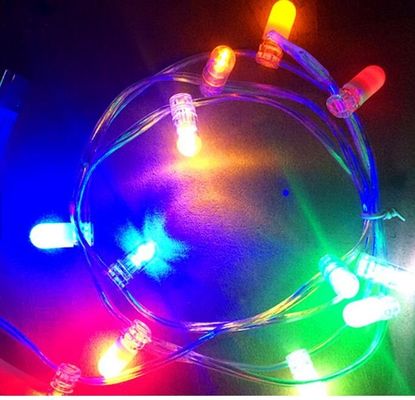 Εξωτερικό διακοσμητικό χριστουγεννιάτικο δέντρο φως String 100m 666leds αλλαγή χρώματος 12V LED Clip φώτα