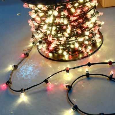 50M/roll Custom Mini Clip String Light DC12V φώτα νεράιδας 666 LED εξωτερικά φώτα χριστουγεννιάτικων δέντρων