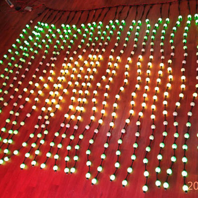 10 πόδια διακοσμητικά φώτα LED Χριστουγεννιάτικο φως μπάλα 3D 50mm Dmx
