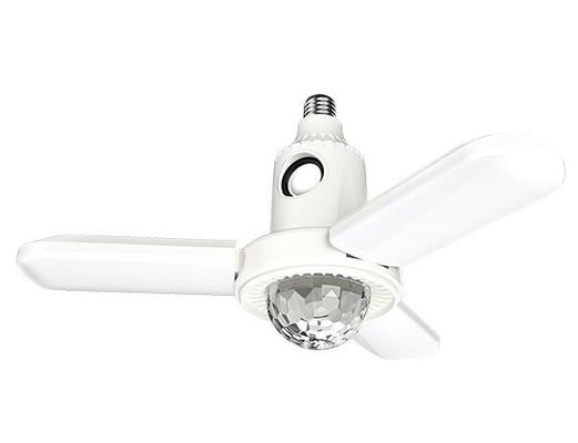 Bluetooth 40w LED τα φώτα οροφής E27 E40 Πλαστική φλέβα ανεμιστήρα