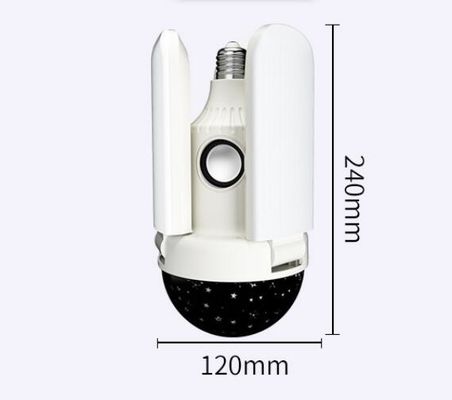 Bluetooth 40w LED τα φώτα οροφής E27 E40 Πλαστική φλέβα ανεμιστήρα
