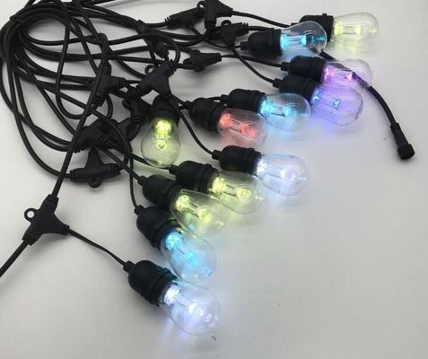 220V E27 Socket LED Fairy Socket String Lights 48 Ft Χριστούγεννα 15 λαμπτήρες